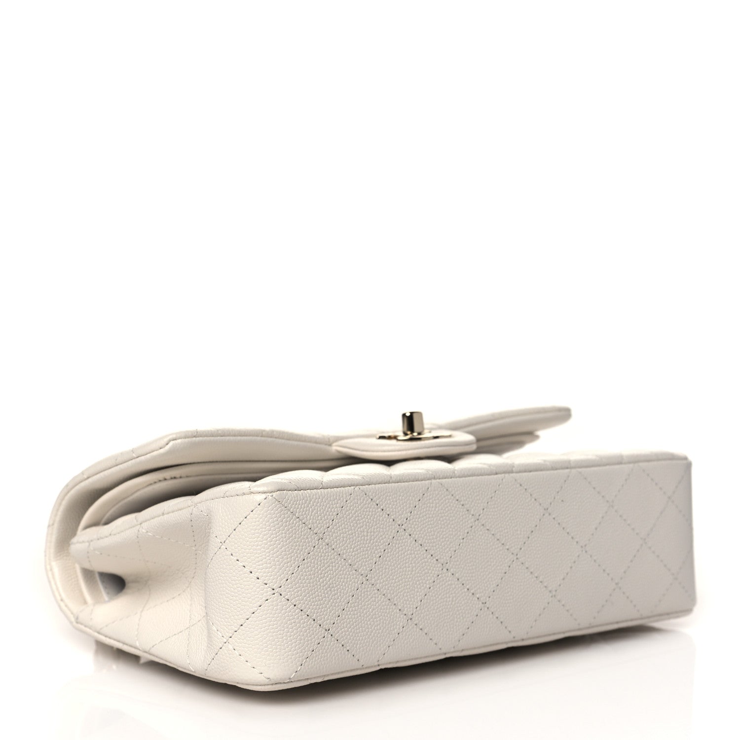 Chanel Caviar Quilted Small Double Flap White 4 of 11