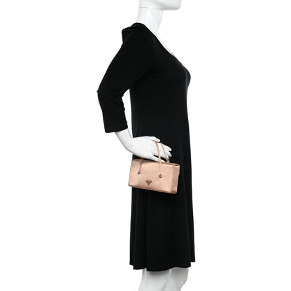 Prada Satin Raso Top Handle Bag Cammeo 2 of 10