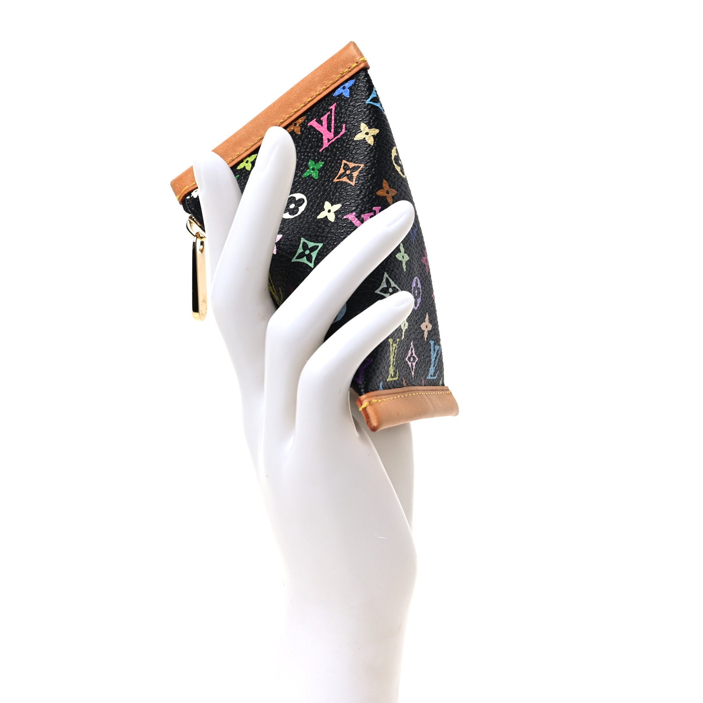 Monogram Multicolor Berlingot Coin Purse Black