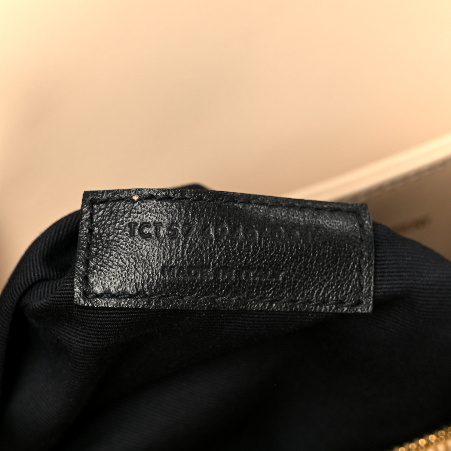 Saint Laurent Calfskin Y Quilted Monogram Medium Loulou Chain Satchel Dark Beige 8 of 11