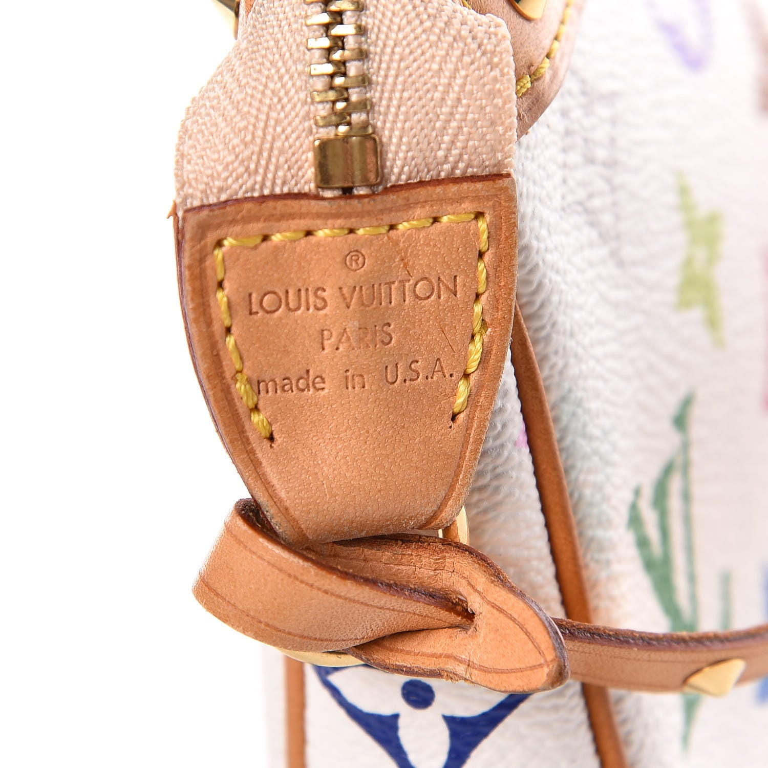 Louis Vuitton Monogram Multicolor Pochette Accessories White 8 of 13