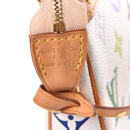 Louis Vuitton Monogram Multicolor Pochette Accessories White 8 of 13