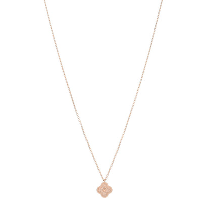 Van Cleef & Arpels 18K Rose Gold Sweet Alhambra Pendant Necklace 1 of 5