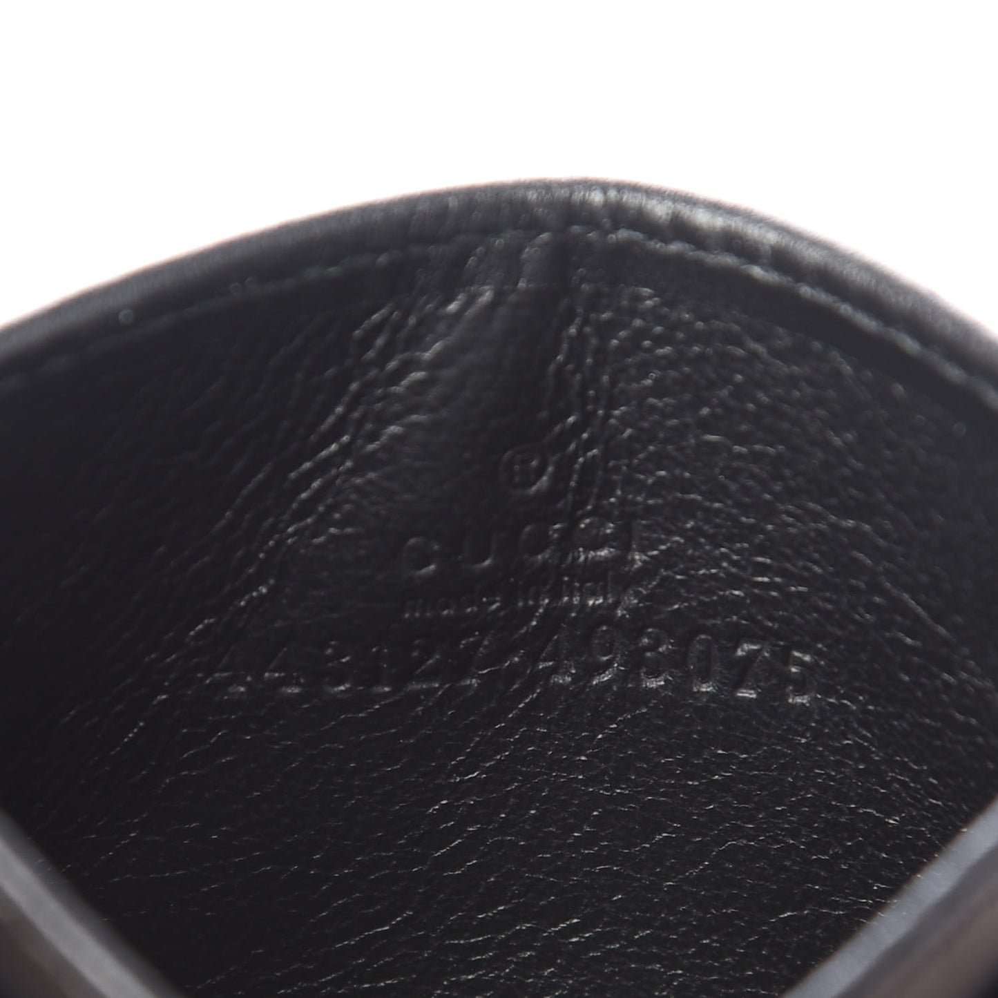 Calfskin Matelasse GG Marmont Card Holder Black