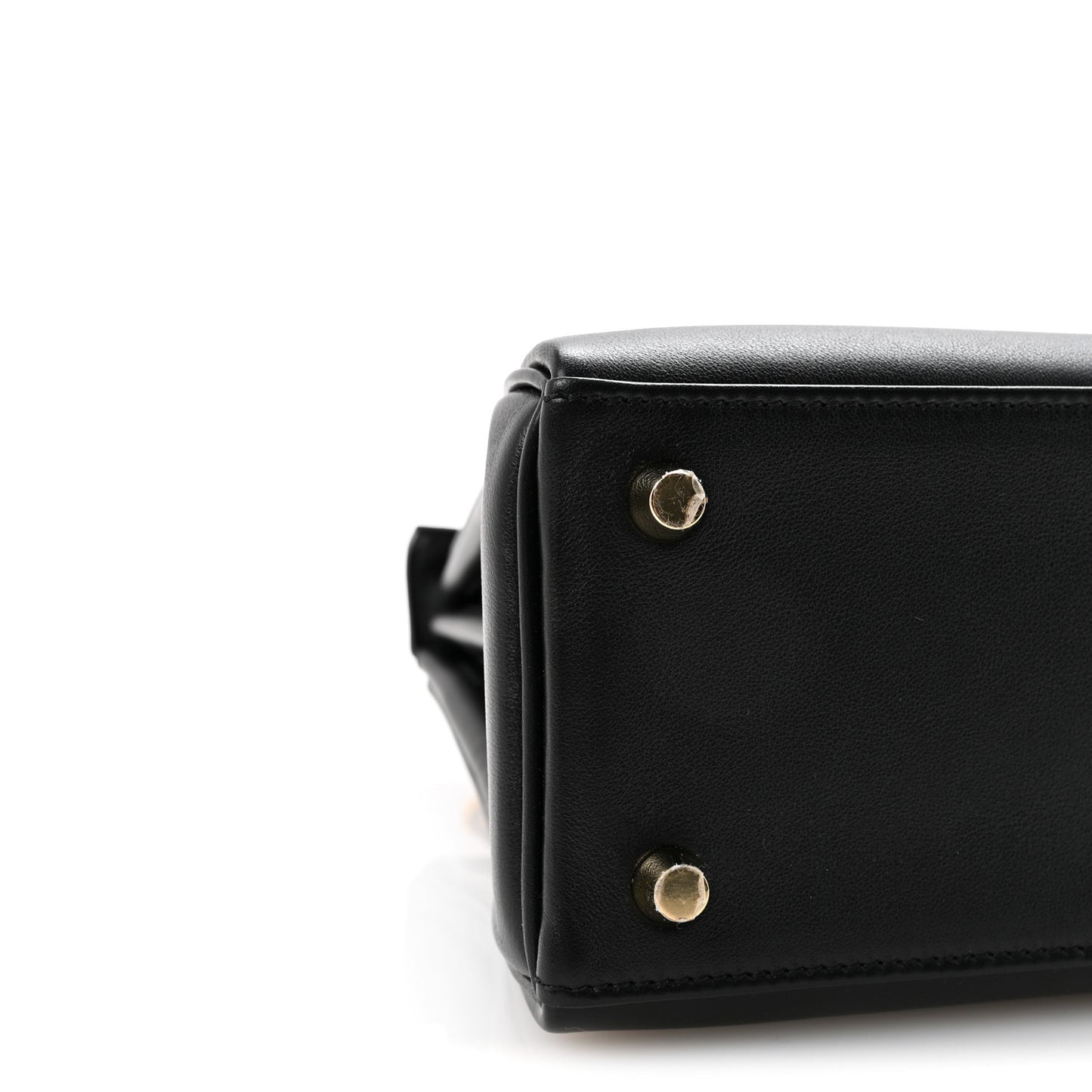 Cheri Calfskin Kelly Retourne 25 Black