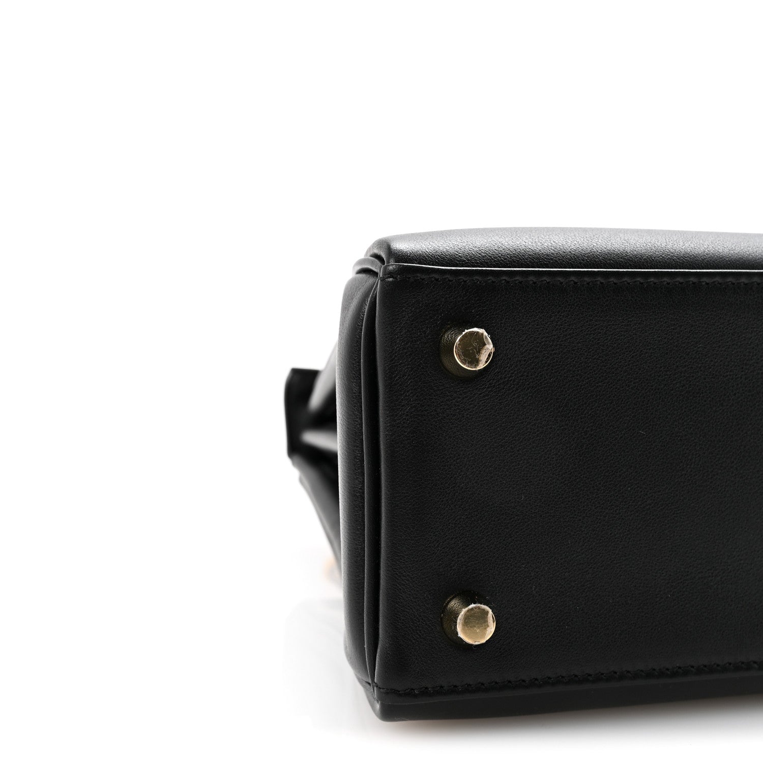 Hermes Cheri Calfskin Kelly Retourne 25 Black 8 of 10
