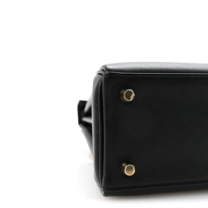 Hermes Cheri Calfskin Kelly Retourne 25 Black 8 of 10
