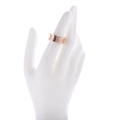 Bulgari 18K Rose Gold B.Zero1 Three-Band Ring 53 6.25 2 of 5