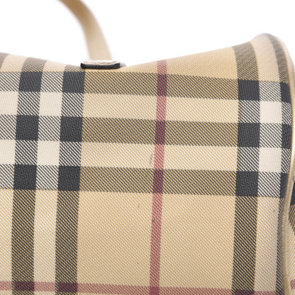 Burberry House Check London Satchel Gold 14 of 15