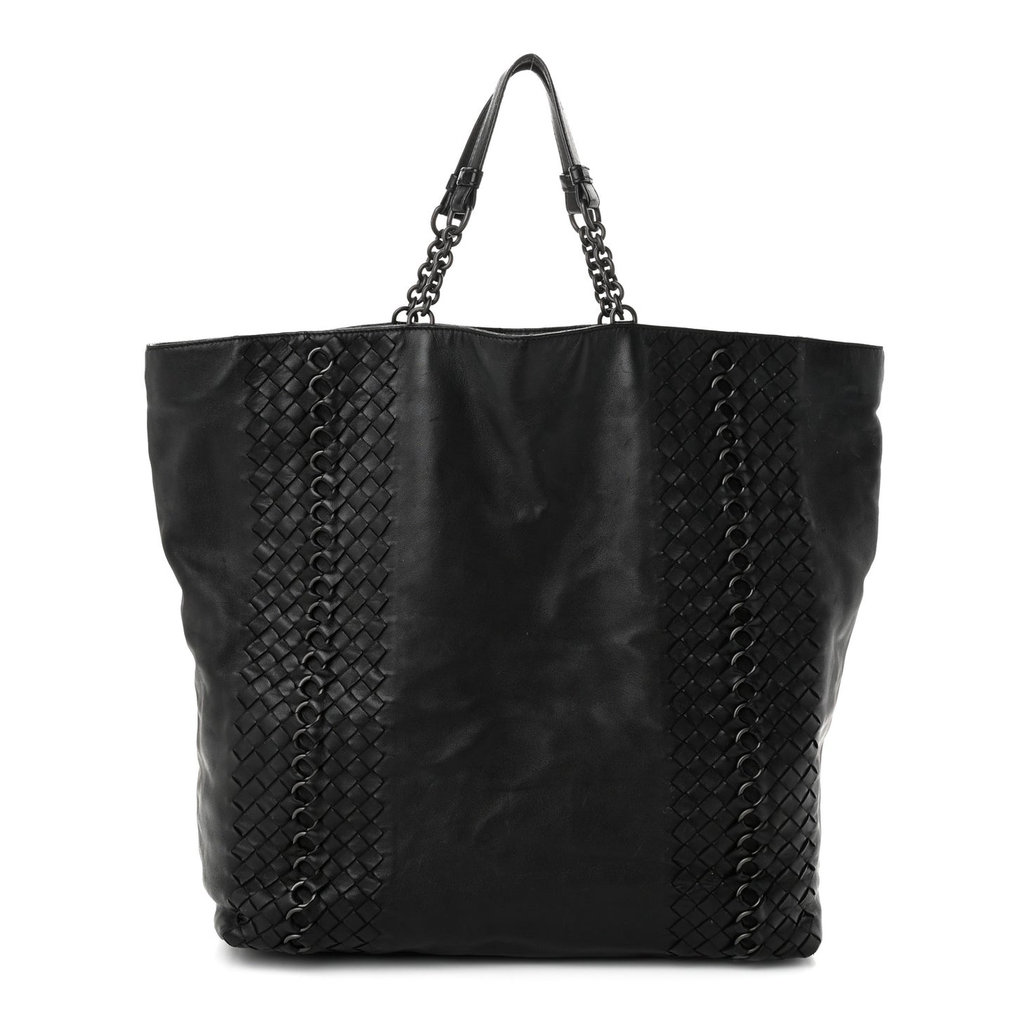 Nappa Intrecciato Tote Black