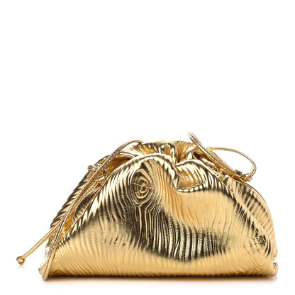 Bottega Veneta Metallic Bark Calfskin The Mini Pouch Gold 1 of 4