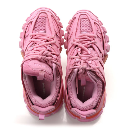 Balenciaga Mesh Nubuck Effect Fabric LED Womens Track Sneakers 39 Pink 3 of 16