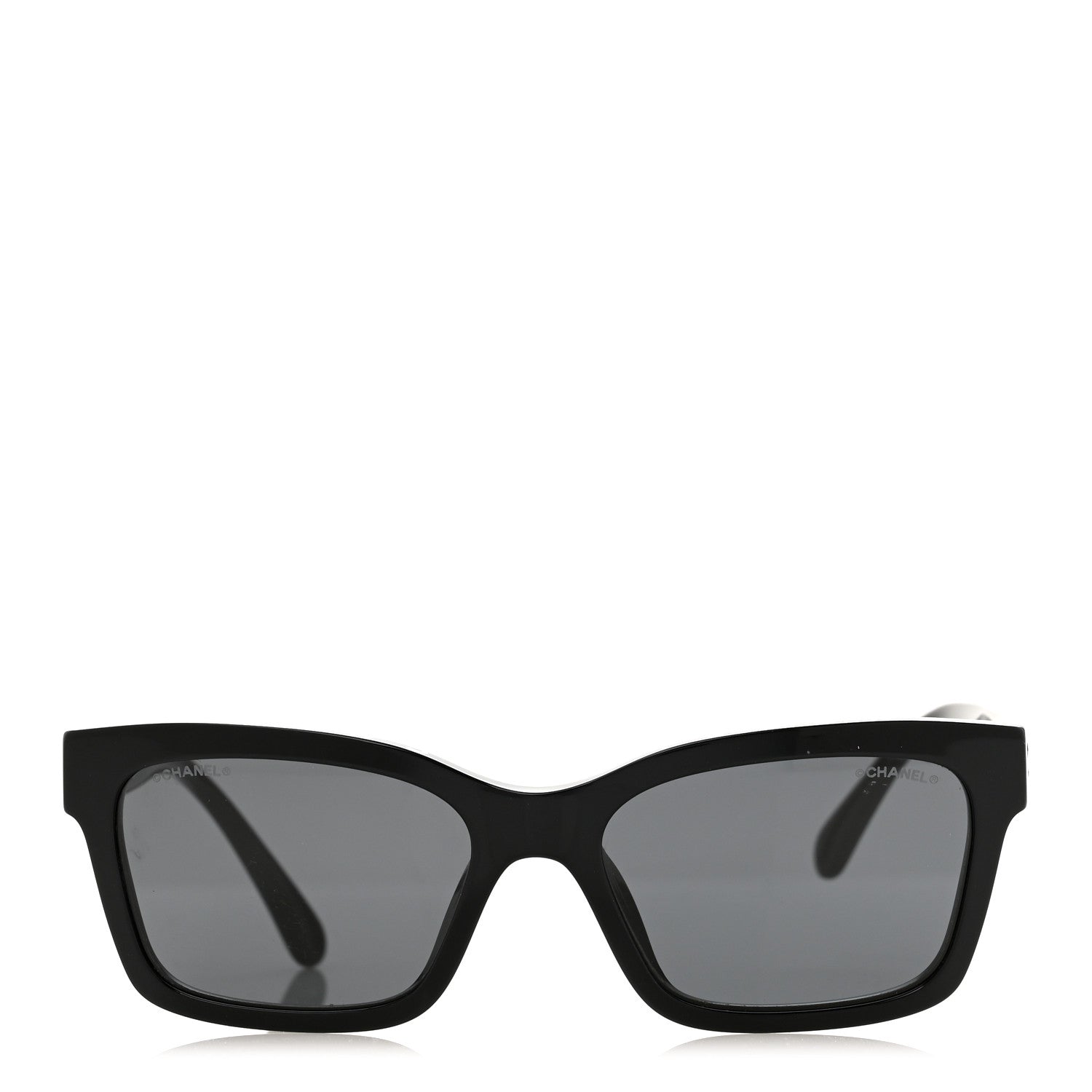 Chanel Acetate Square Sunglasses 5417 Black 2 of 7