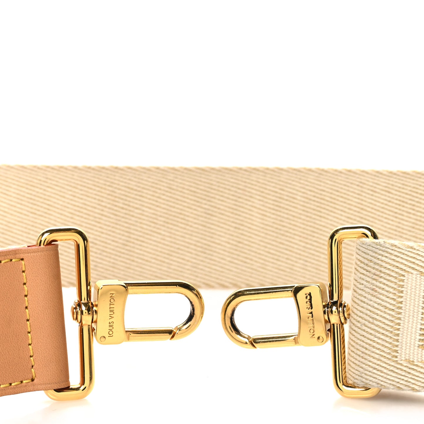 Nylon Coussin Shoulder Strap Beige