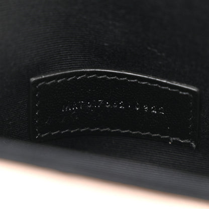 Saint Laurent Grain De Poudre Matelasse Chevron Monogram Envelope Clutch Dark Beige 7 of 11