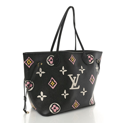 Louis Vuitton Monogram Giant Wild at Heart Neverfull MM Black 4 of 10
