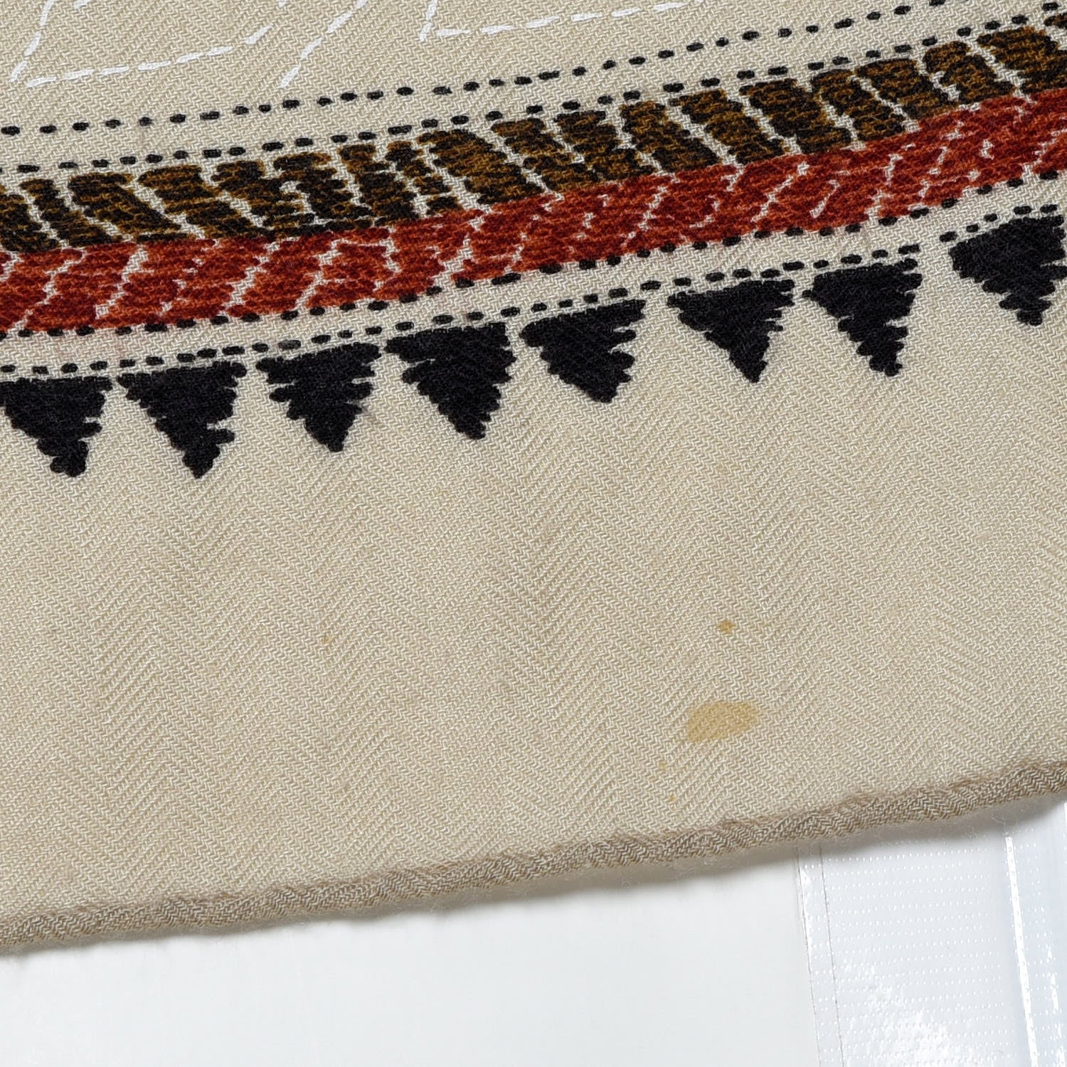Hermes Cashmere Silk Carre Kantha Shawl 140 7 of 9