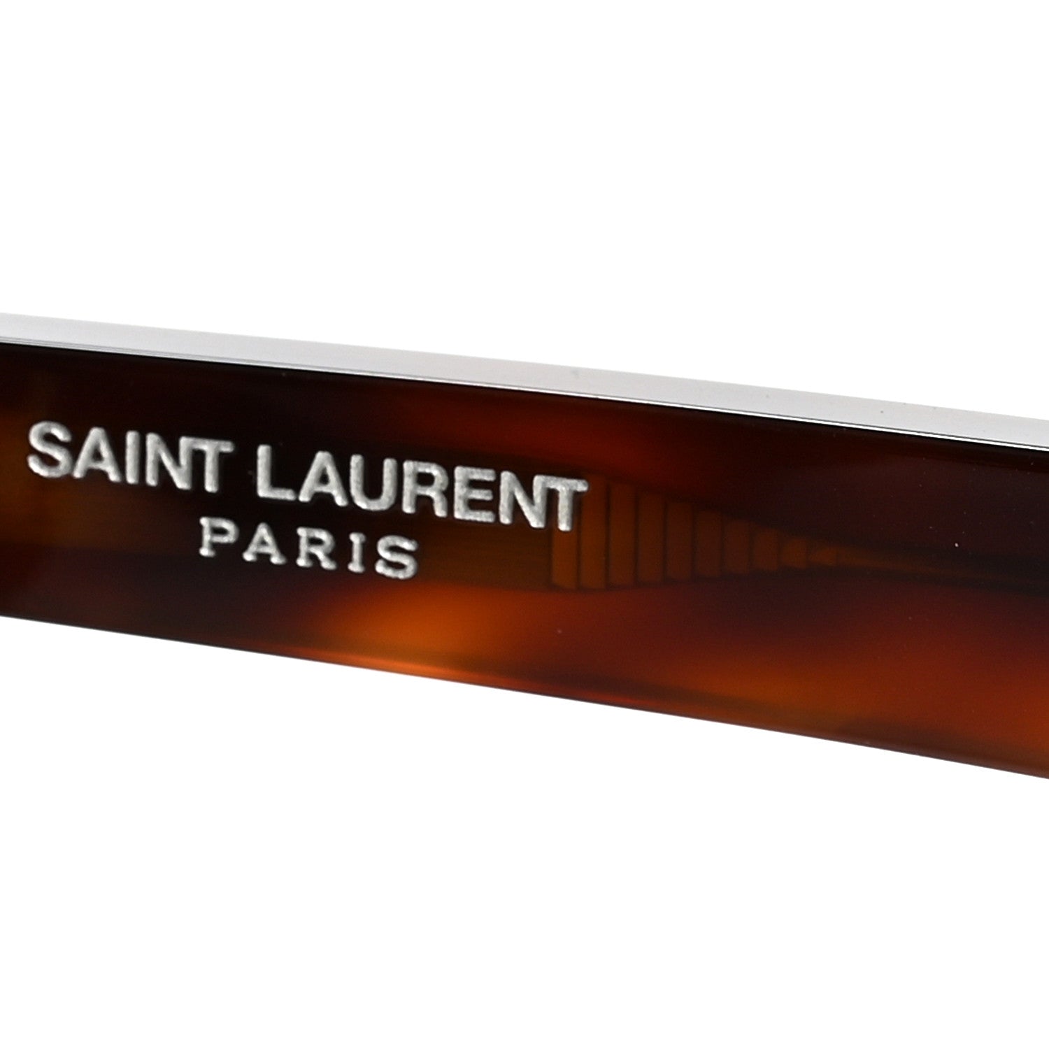 Saint Laurent Acetate Heart SL51 Sunglasses Havana 6 of 7