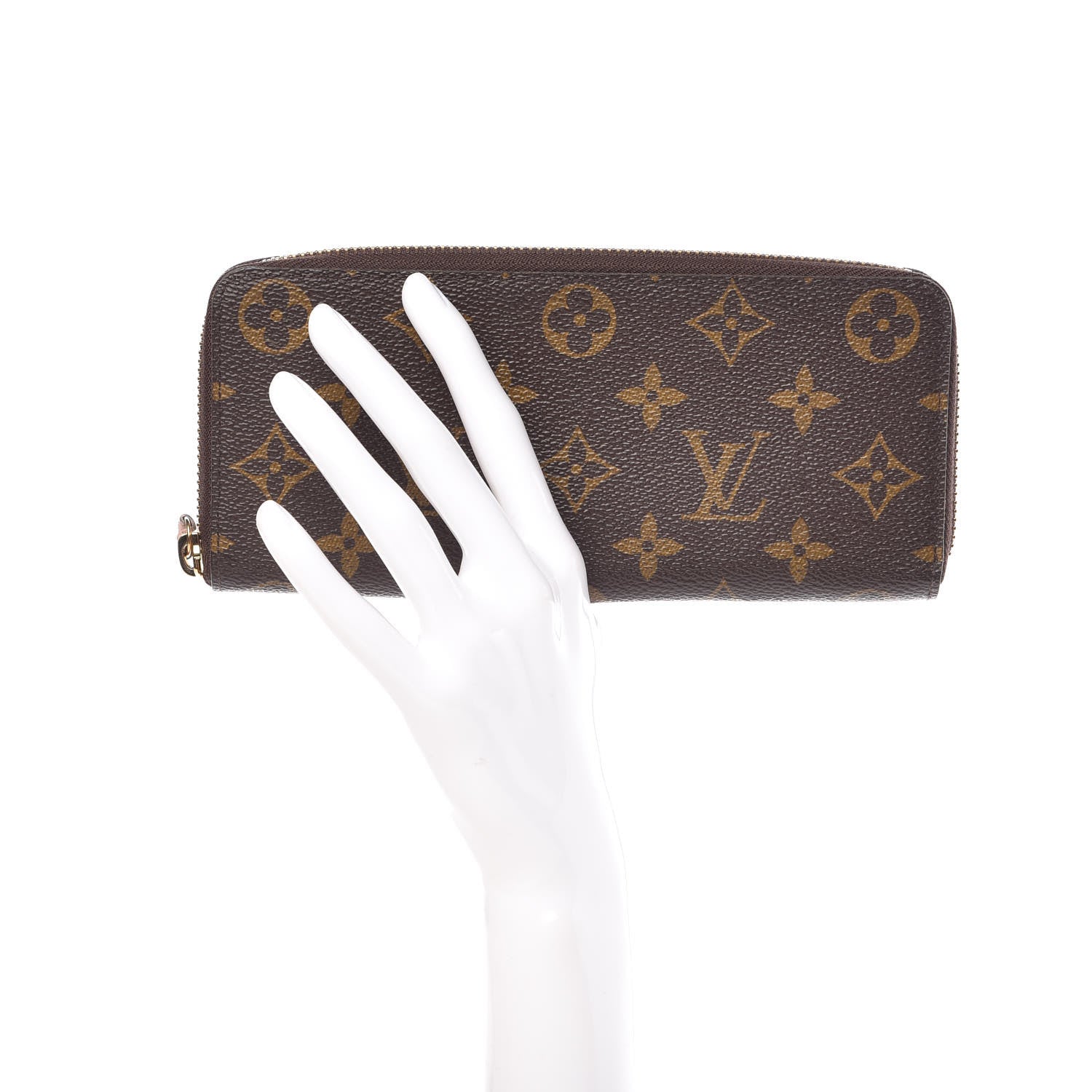Louis Vuitton Monogram Clemence Wallet Rose Ballerine 2 of 7