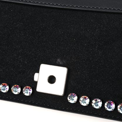 Gucci Suede Crystal Small Dionysus Shoulder Bag Black 13 of 15