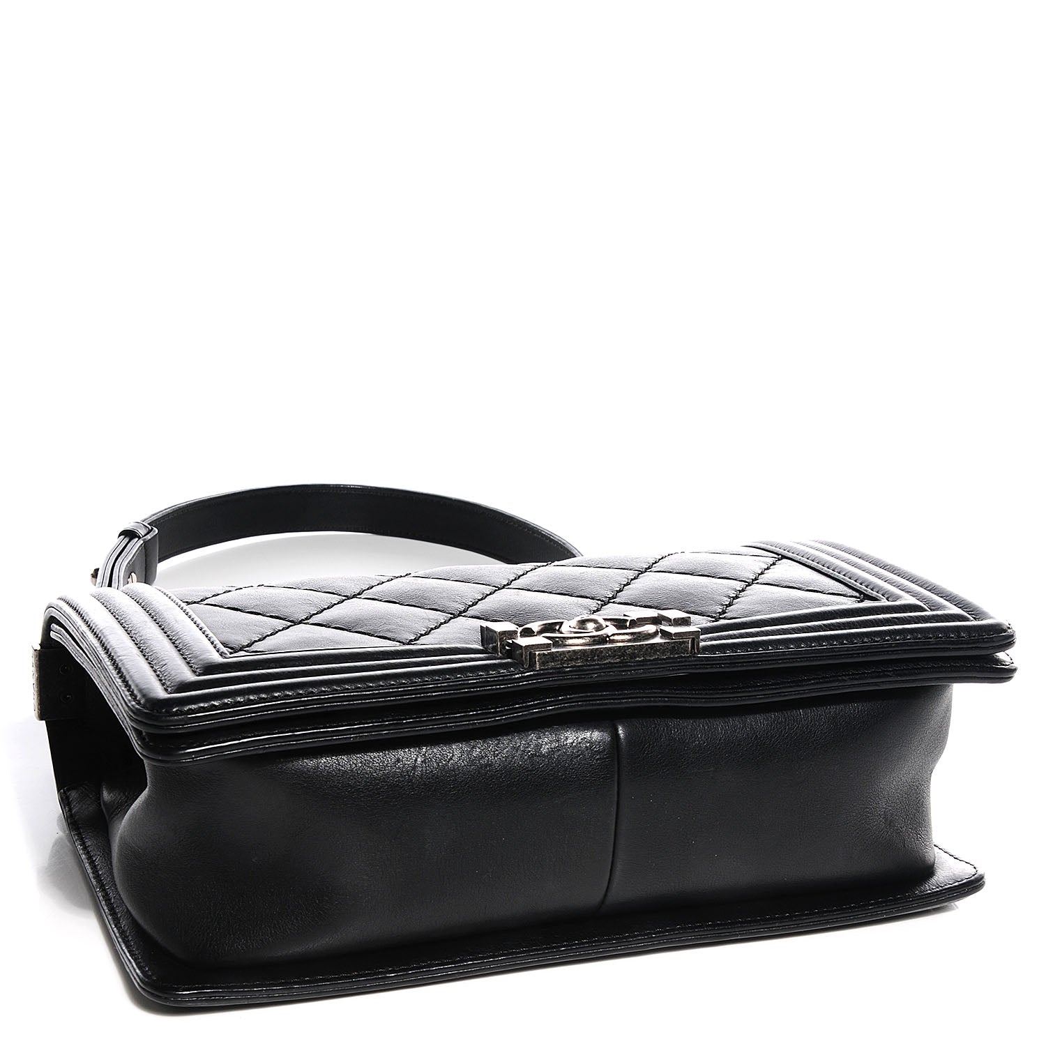 Chanel Calfskin Quilted Medium Boy Flap Black 4 of 9