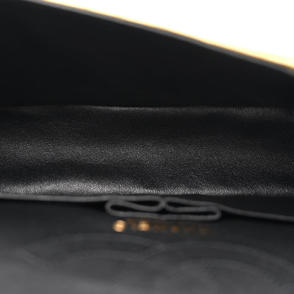 Chanel Lambskin Metallic Calfskin Crocodile Embossed 2.55 Reissue 225 Flap Black Gold 5 of 12