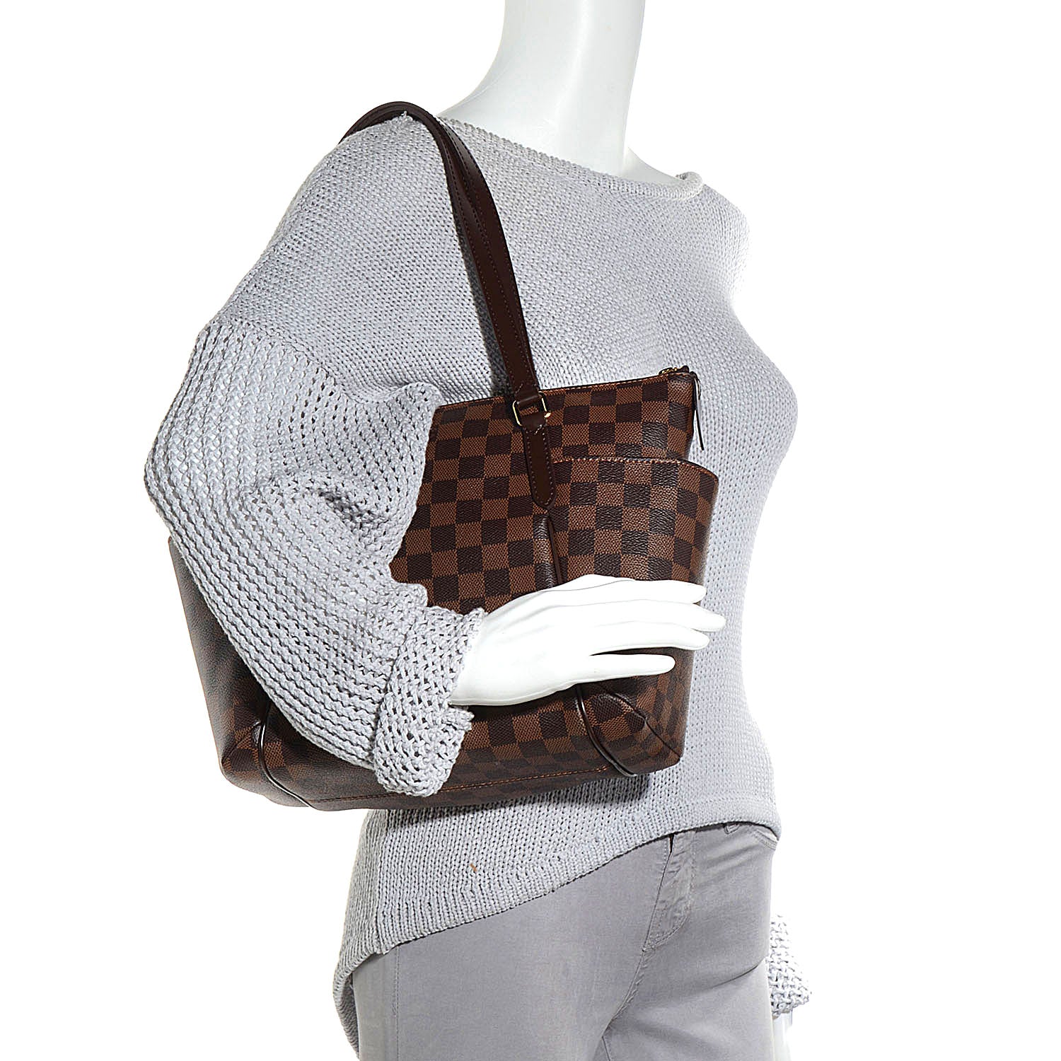 Louis Vuitton Damier Ebene Totally PM 2 of 8
