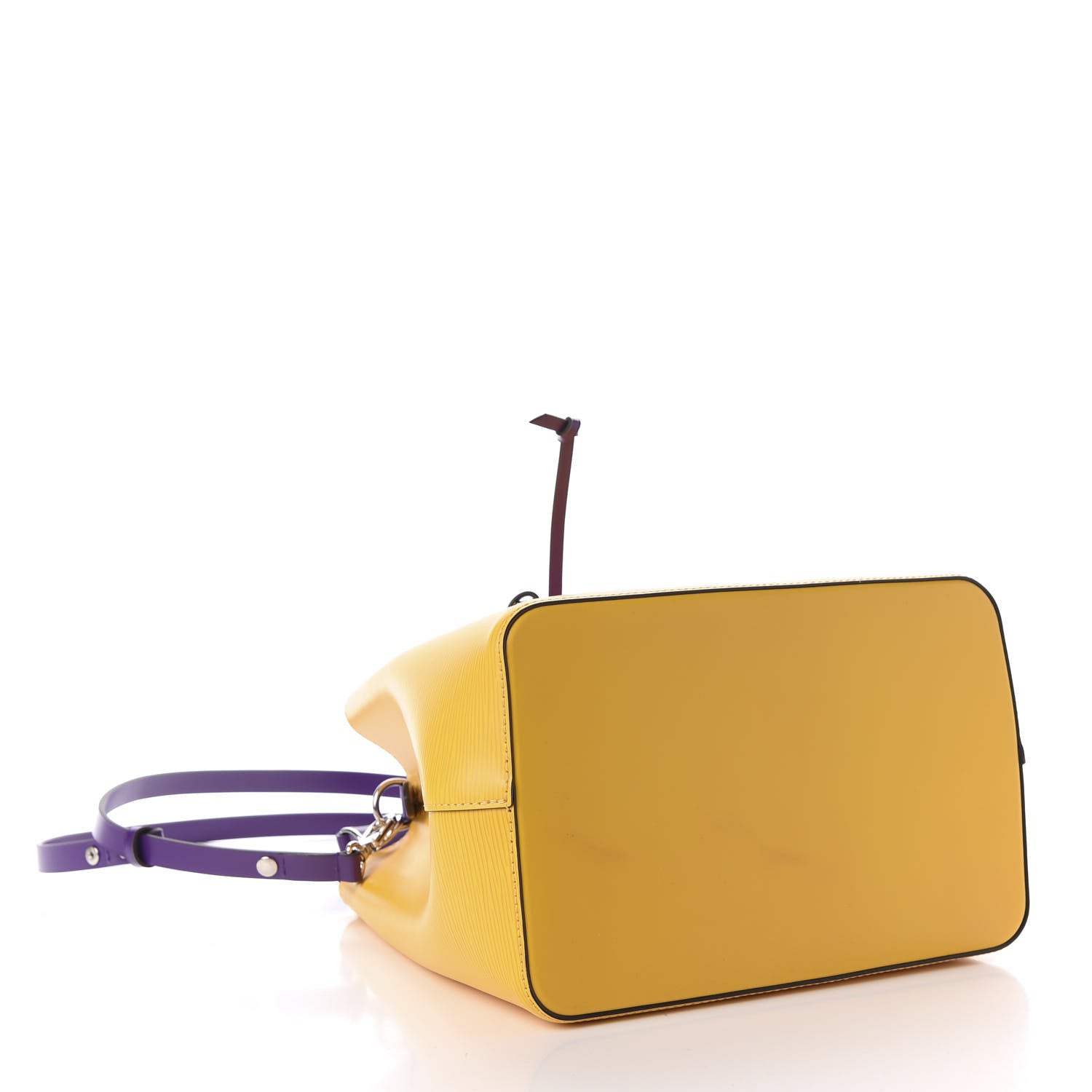 Louis Vuitton Epi NeoNoe MM Citron Violet 4 of 10
