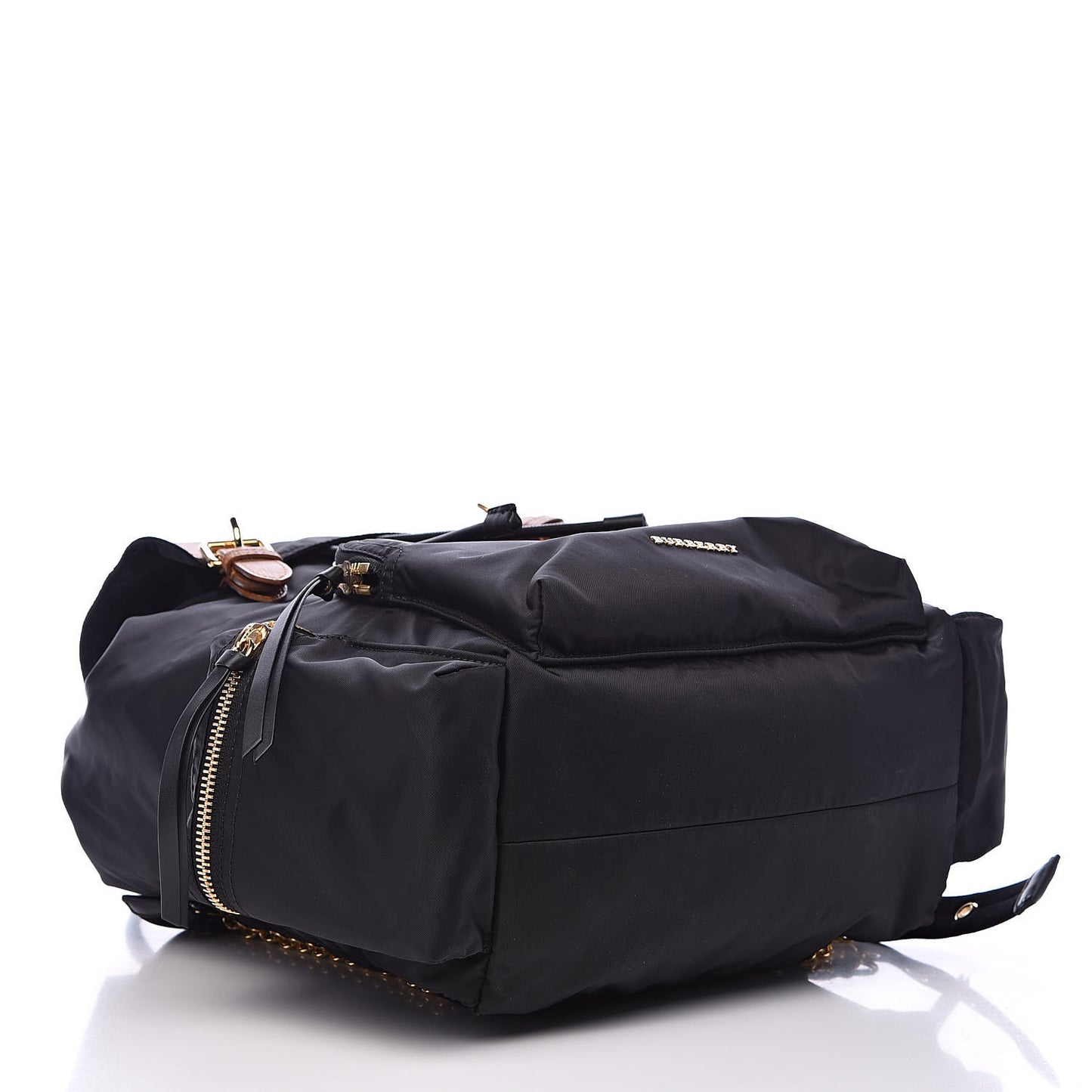 Nylon Large Rucksack Backpack Black