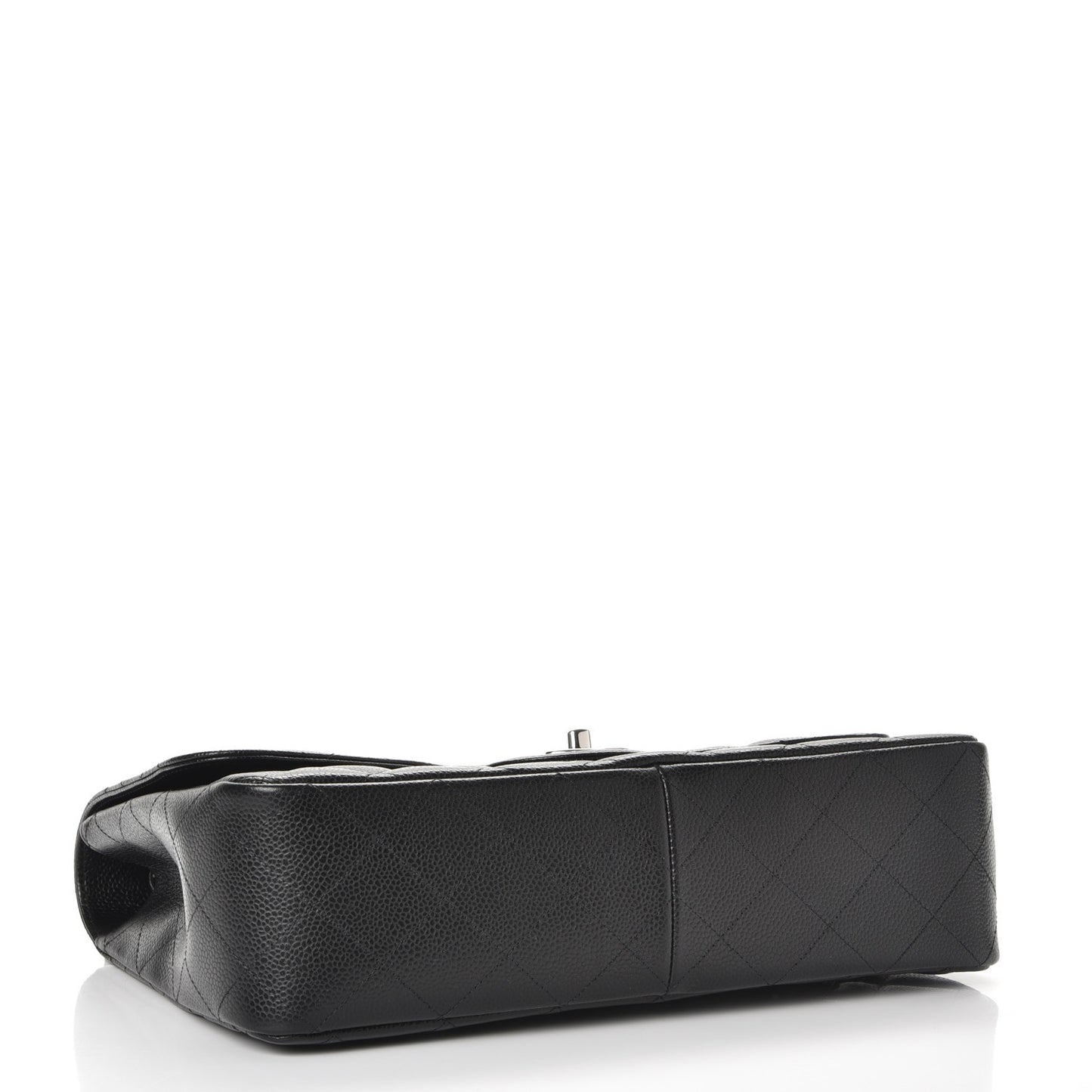 Caviar Quilted Jumbo Single Flap Black