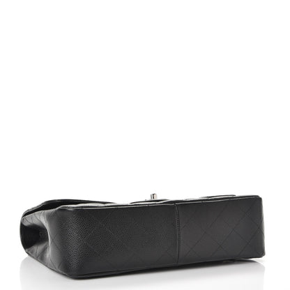 Chanel Caviar Quilted Jumbo Single Flap Black 5 of 8