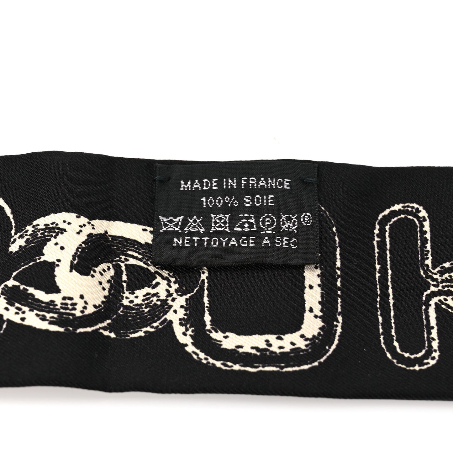 Silk Inventaire Poetique de Brides a Bloc Twilly Gris Creme Black