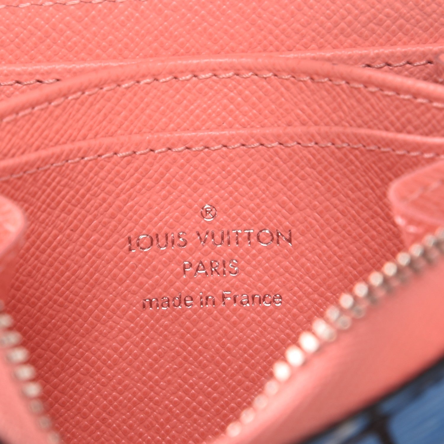 Louis Vuitton Epi Zippy Coin Purse Aqua 6 of 7