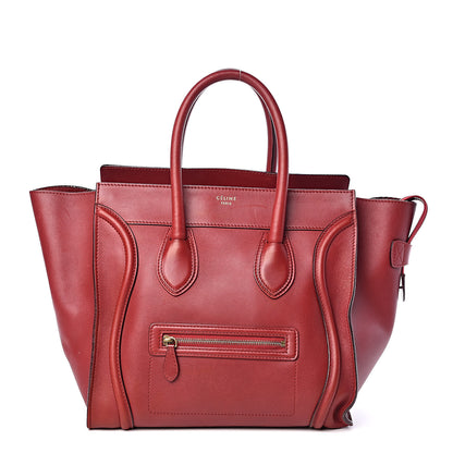 Celine Smooth Calfskin Mini Luggage Red 1 of 9