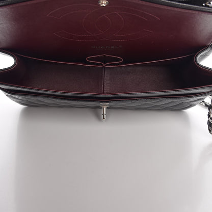 Chanel Caviar Quilted Jumbo Double Flap Black 5 of 7