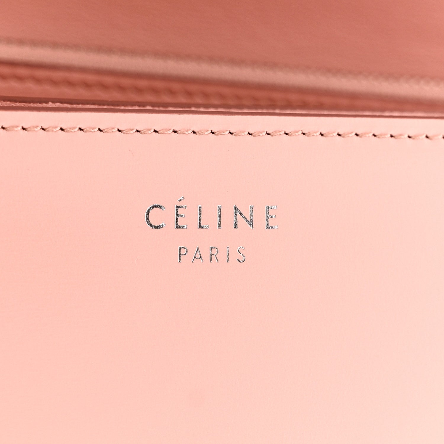 Celine Box Calfskin Medium Classic Box Flap Bag Pink 6 of 10