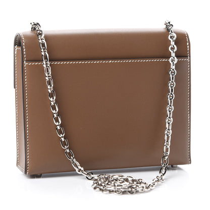 Hermes Tadelakt Mini Verrou Chaine Bag Etoupe 3 of 11