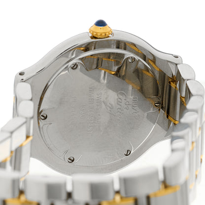 Cartier Stainless Steel 18K Yellow Gold 31mm Must De 21 Quartz Watch 4 of 4