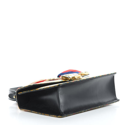 Gucci Iridescent Brocade Small Sylvie Shoulder Bag Gold 4 of 11