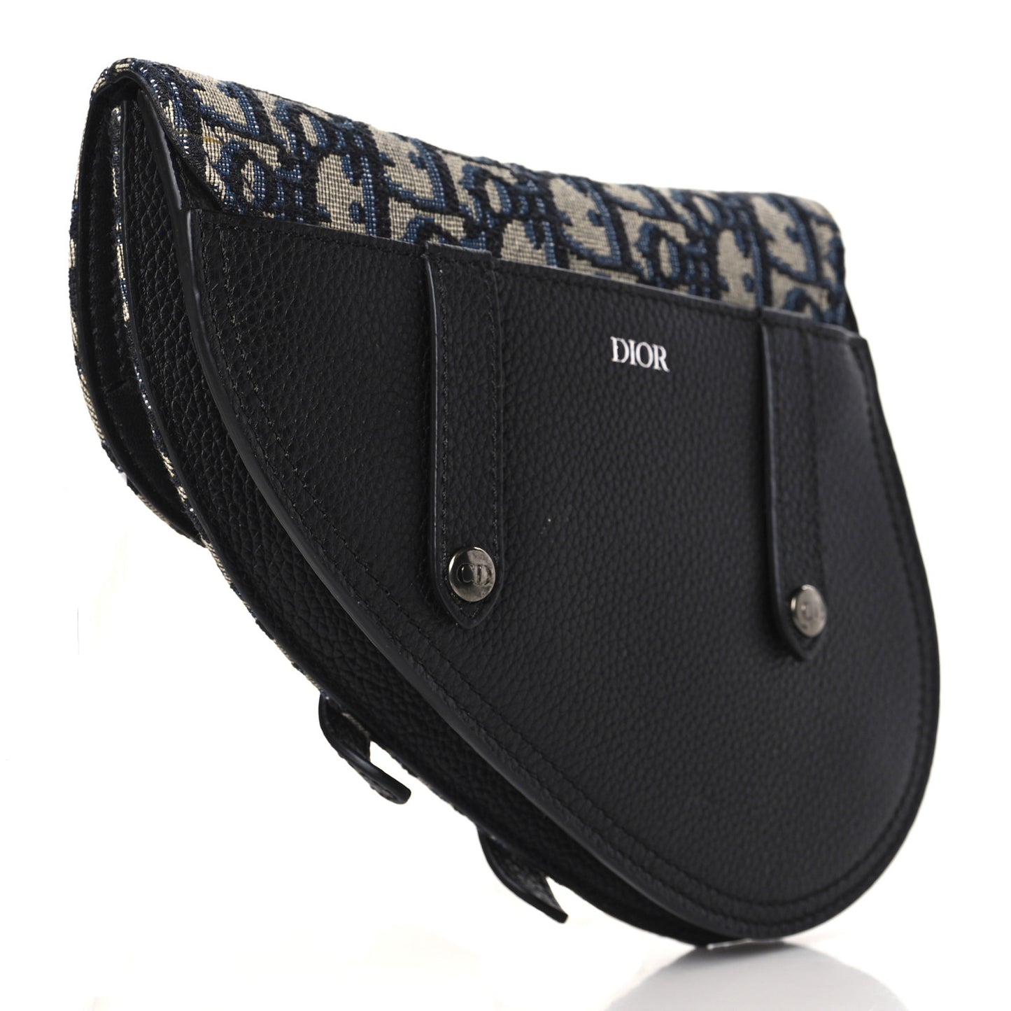 HOMME Oblique Saddle Belt Bag Blue
