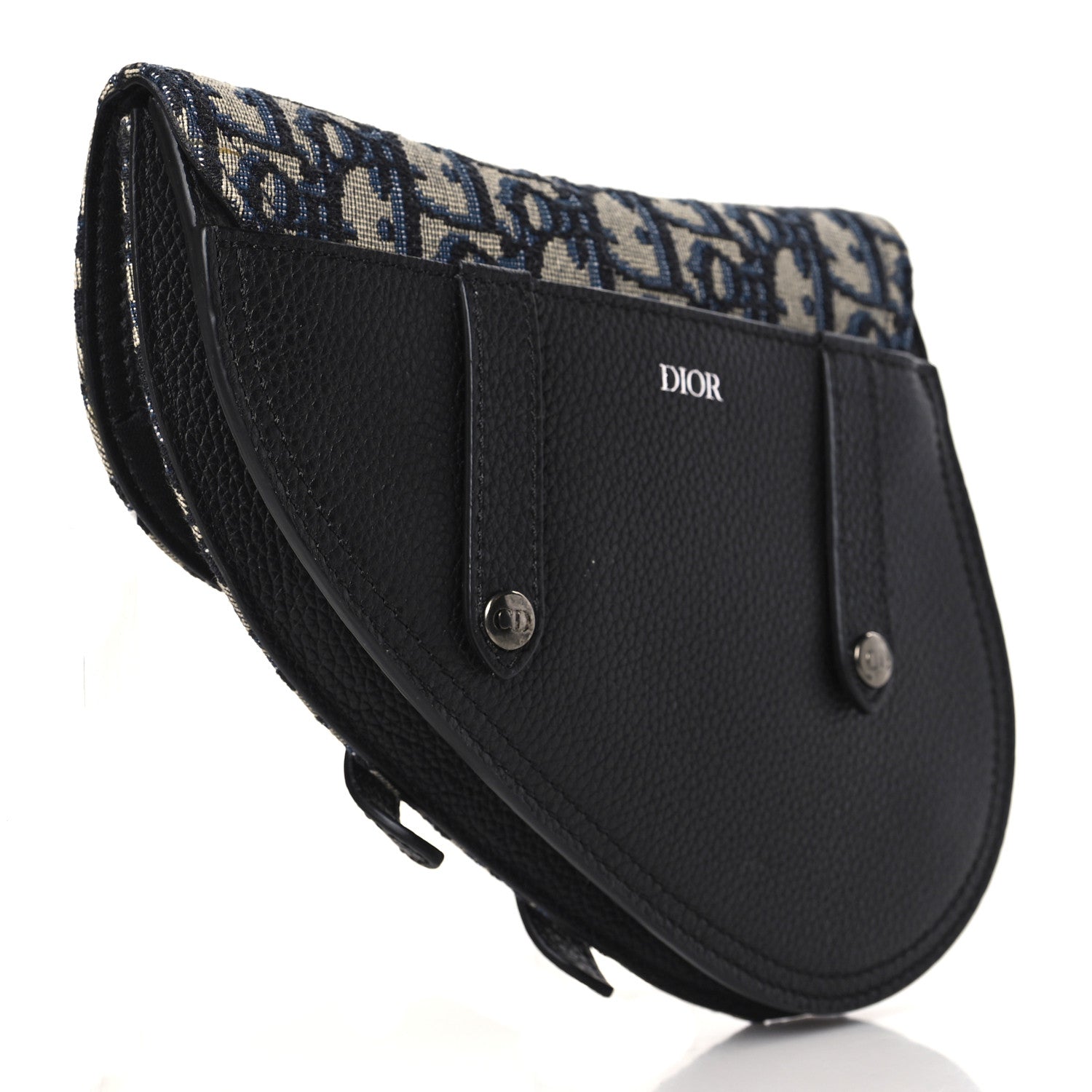 Christian Dior HOMME Oblique Saddle Belt Bag Blue 3 of 8