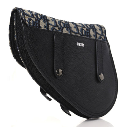 Christian Dior HOMME Oblique Saddle Belt Bag Blue 3 of 8