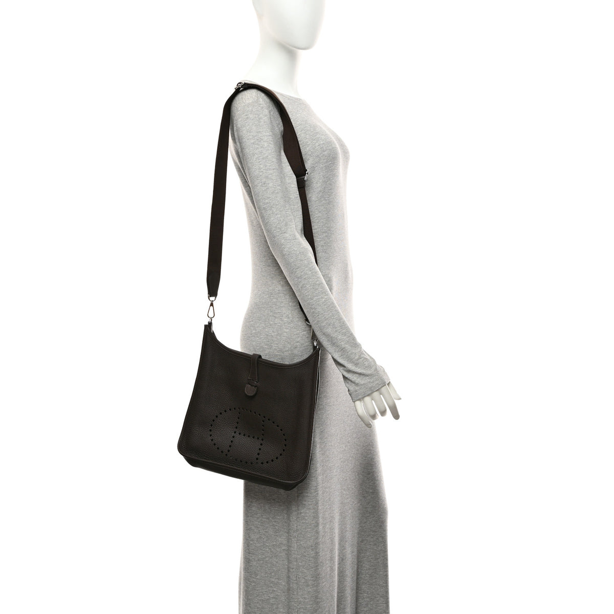 Hermes Taurillon Clemence Evelyne III PM Ebene 2 of 10