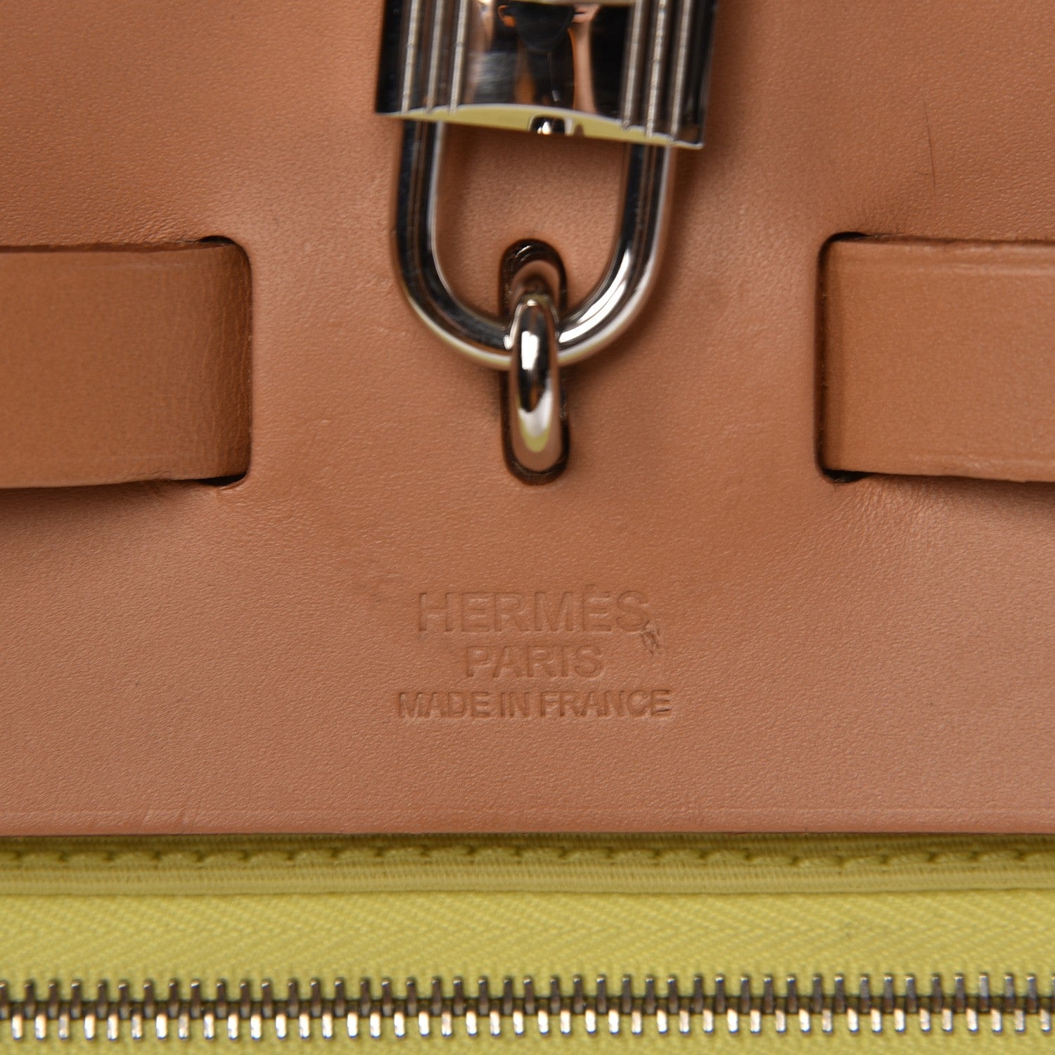 Hermes Toile Vache Hunter Herbag Zip 39 MM Soufre 5 of 8