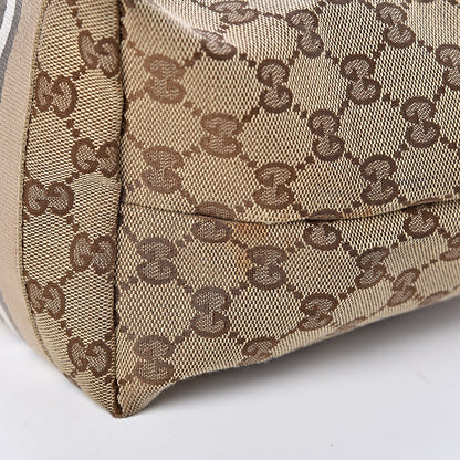 Gucci Monogram Web Medium Jolie Tote Yellow 12 of 14