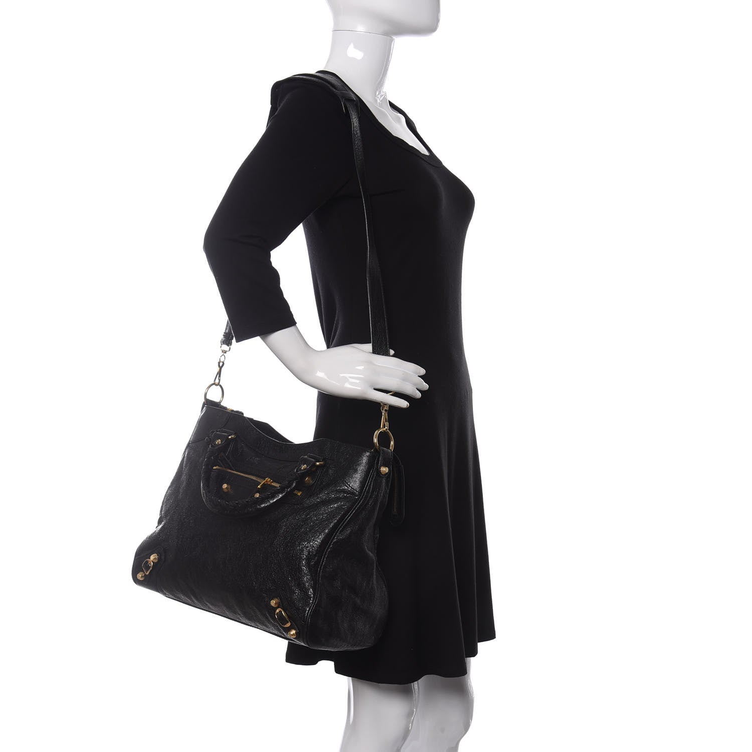 Balenciaga Agneau Giant 12 Gold Hardware Velo Black 2 of 10