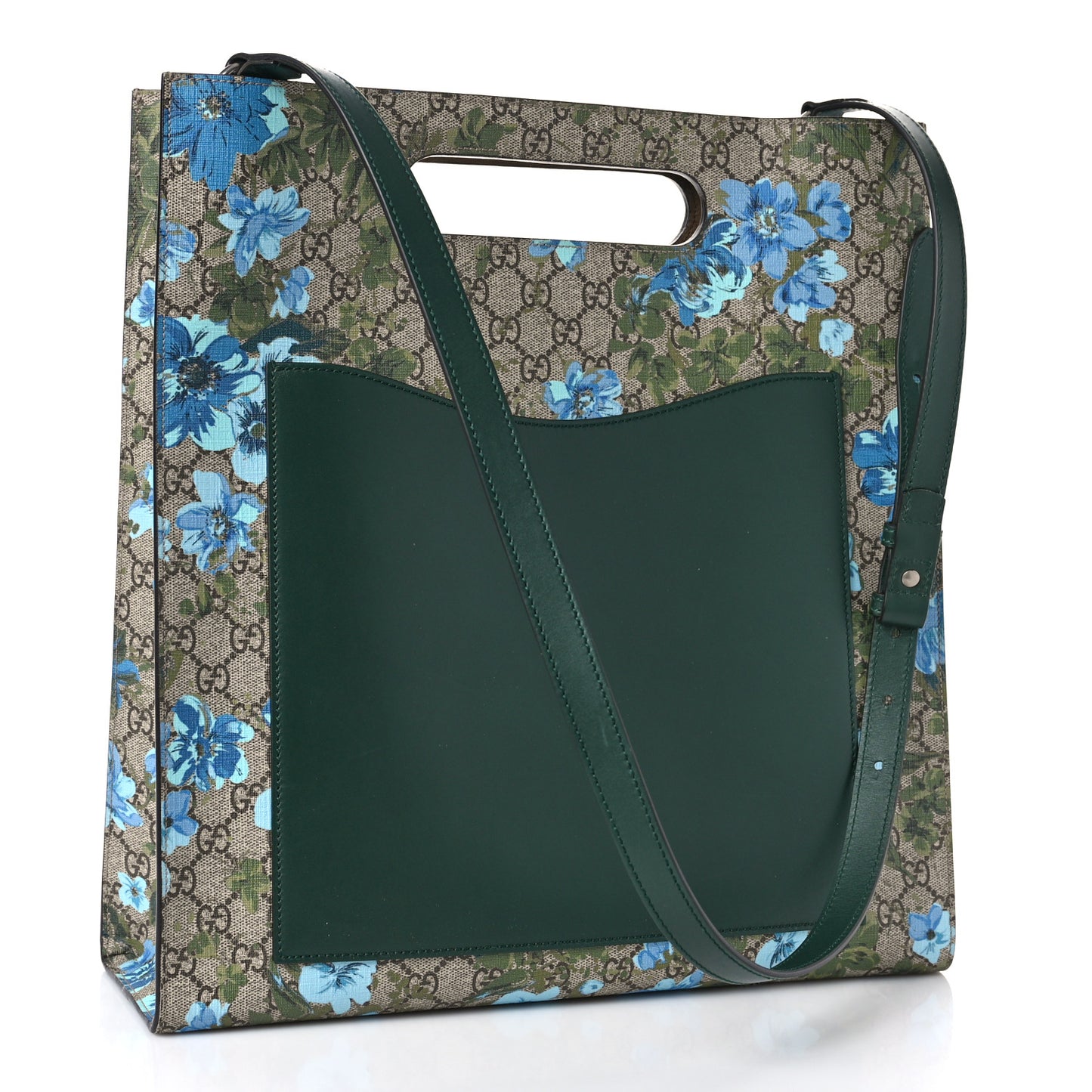 GG Supreme Monogram Blooms Print XL Tote
