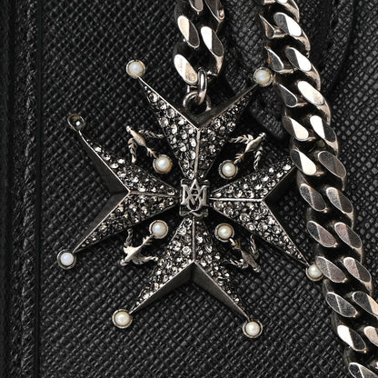 Alexander McQueen Grained Calfskin Small Heroine Black 9 of 9