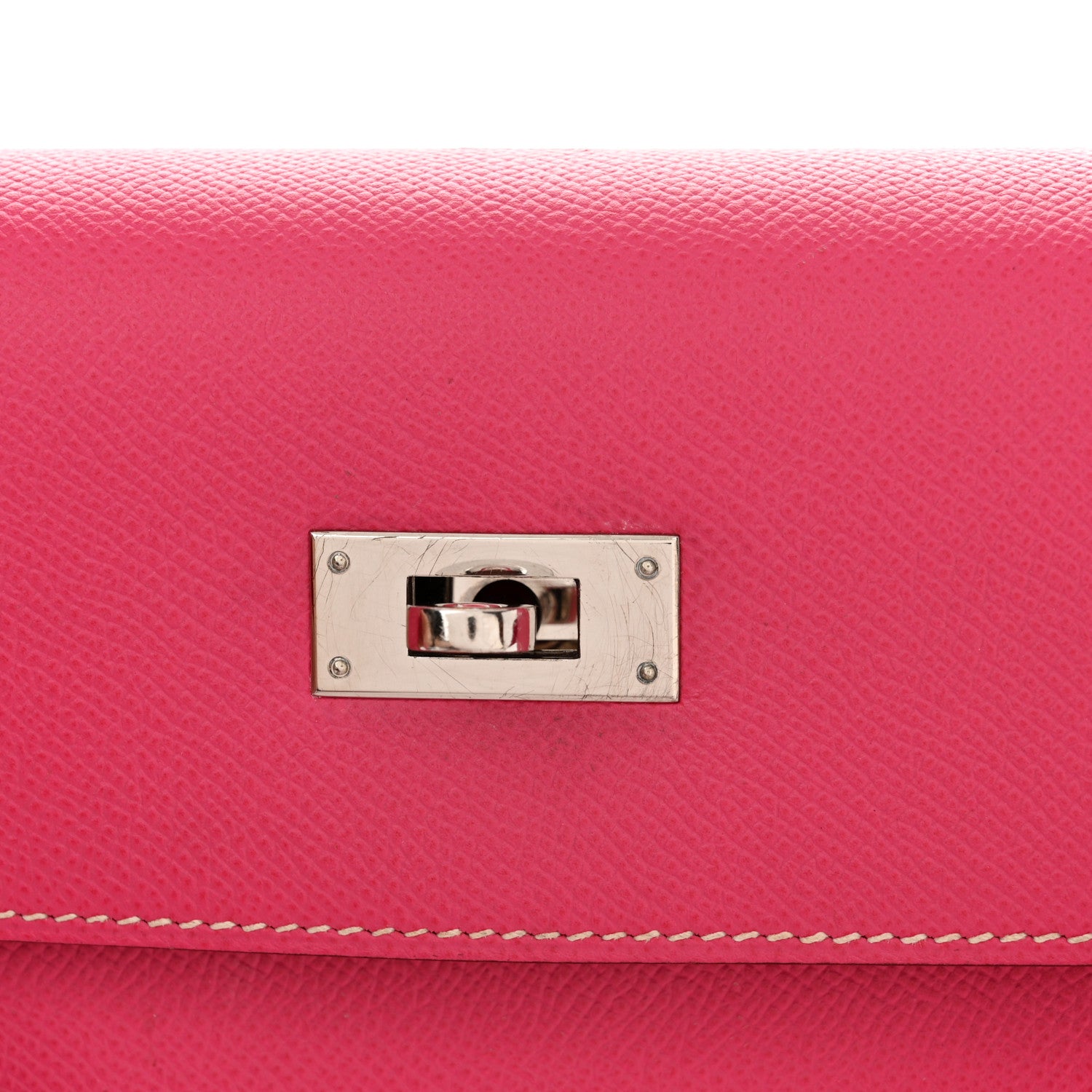 Hermes Epsom Kelly Sellier 32 Rose Tyrien 12 of 15