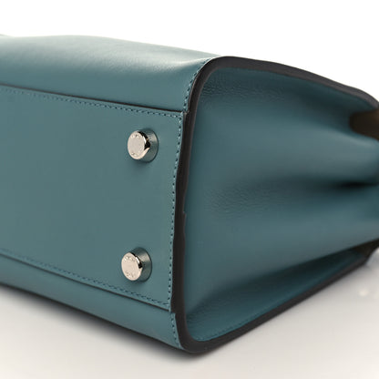 Fendi Vitello Tahiti Bi-Color Medium Peekaboo Iconic Essentially Satchel Pound Sand Nuvola 9 of 9
